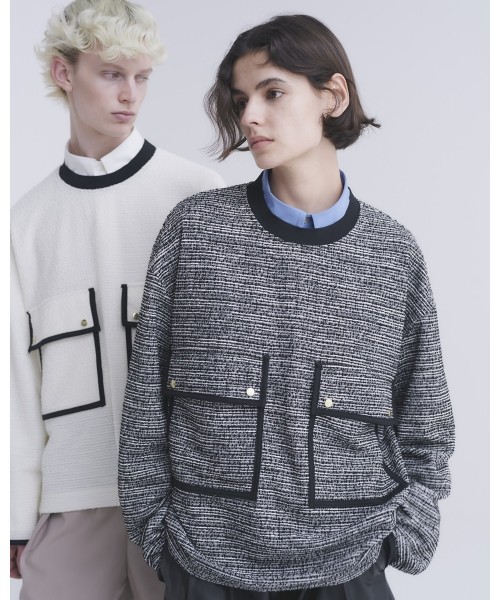 CULLNI ノーカラートレンチジャケット　グリーン　21AW 美品】CULLNI ノーカラートレンチジャケット グリーン 21AW