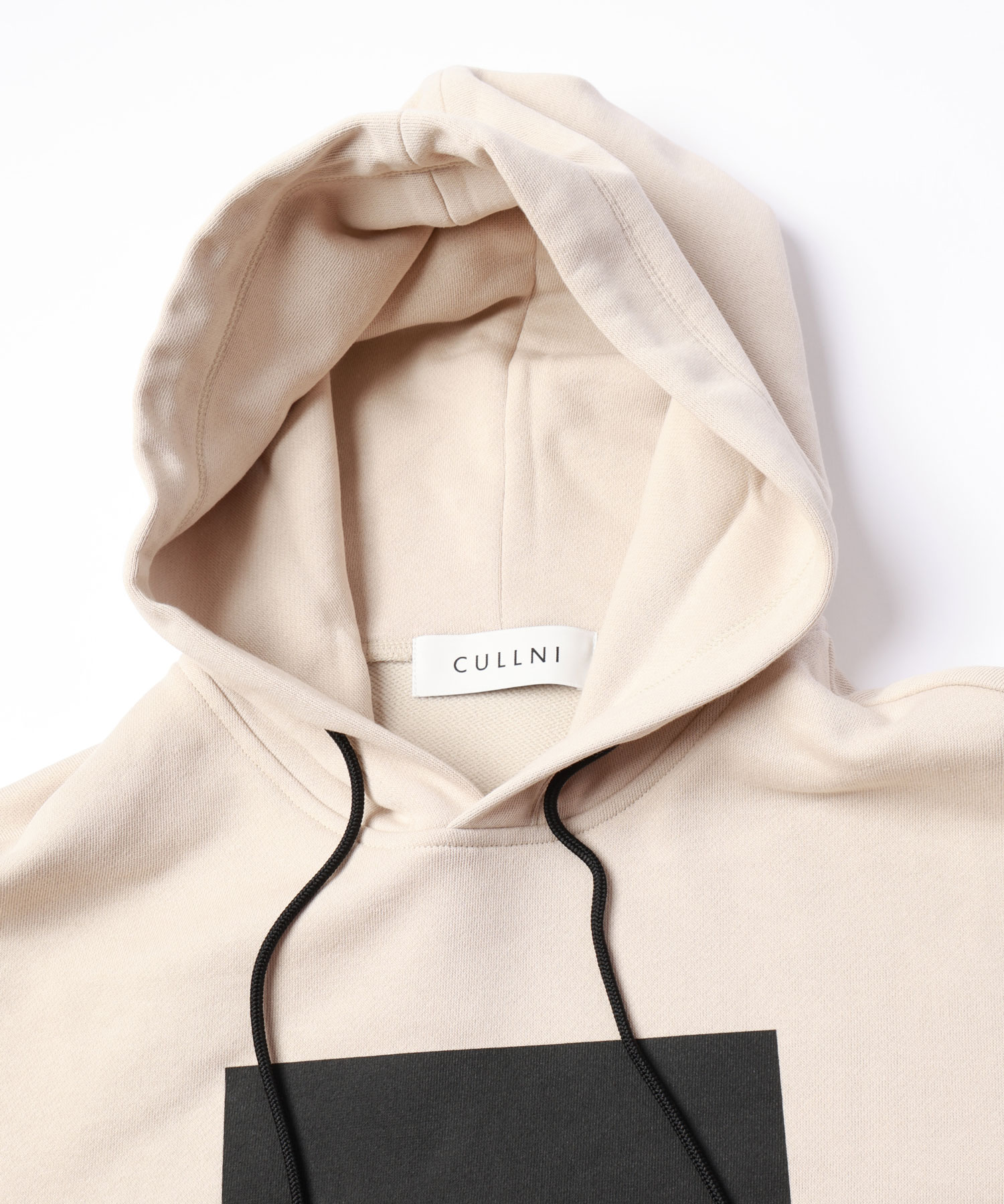 Box Logo Print Drawstring Hoodie