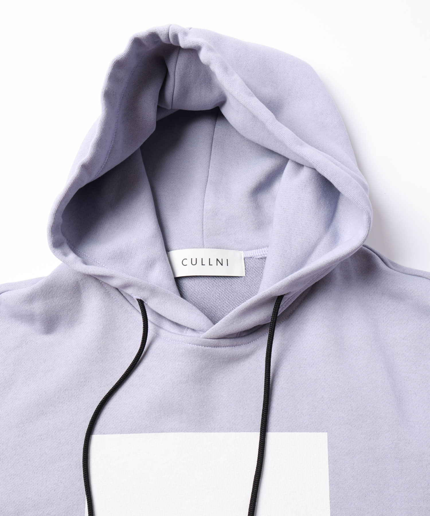 Box Logo Print Drawstring Hoodie