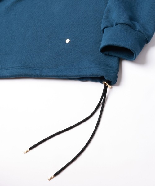 Box Logo Print Drawstring Hoodie