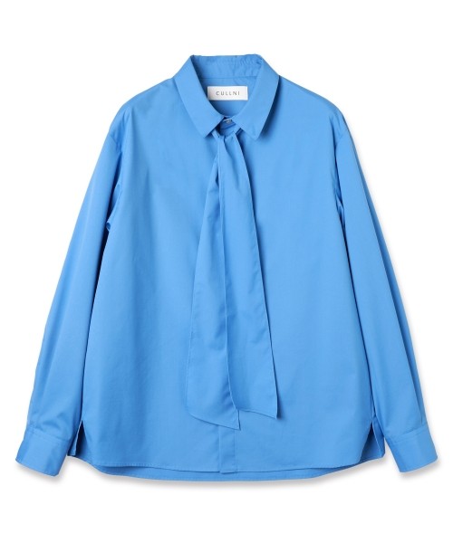 【美品】CULLNI リボンタイ半袖シャツ CULLNI（クルニ）の「2021春夏 リボンタイシャツ（シャツ