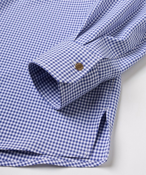 Gingham Check Bow Tie Shirt