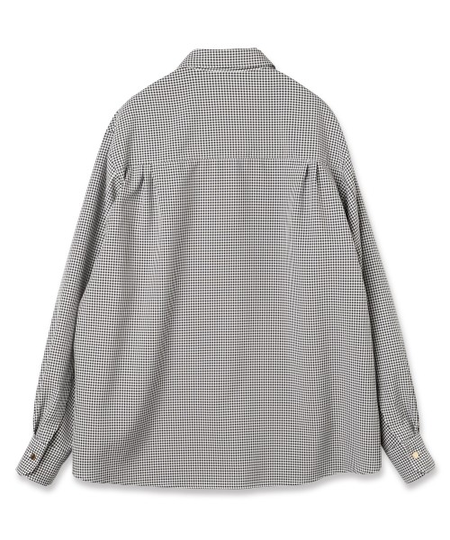 Gingham Check Bow Tie Shirt