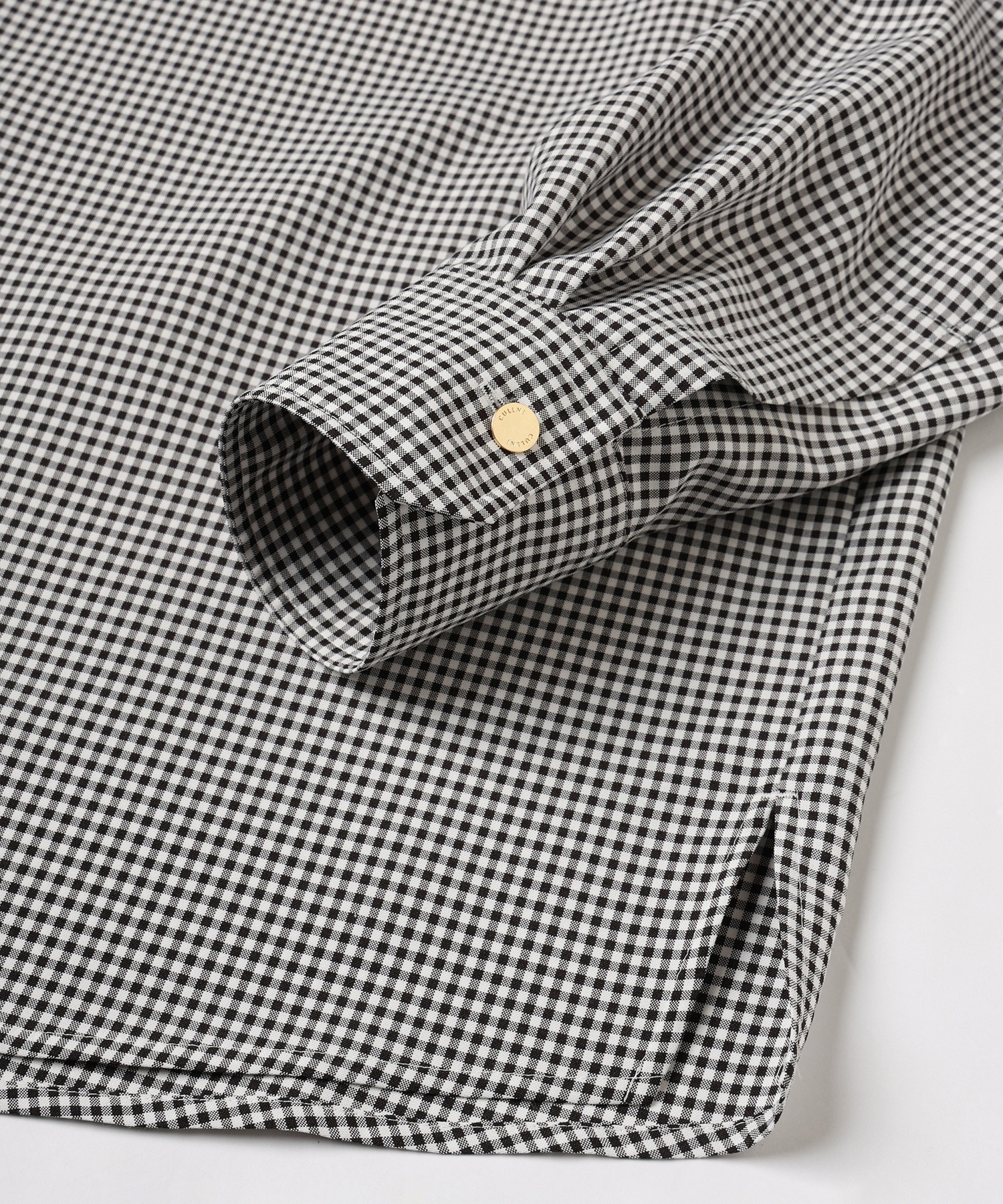 Gingham Check Bow Tie Shirt