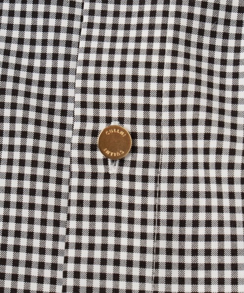 Gingham Check Bow Tie Shirt