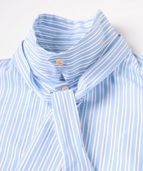 Stripe Bow Tie Shirt