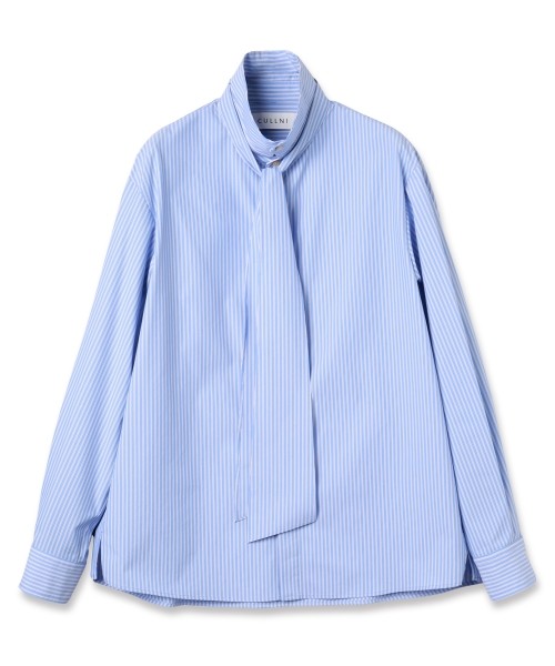 Stripe Bow Tie Shirt