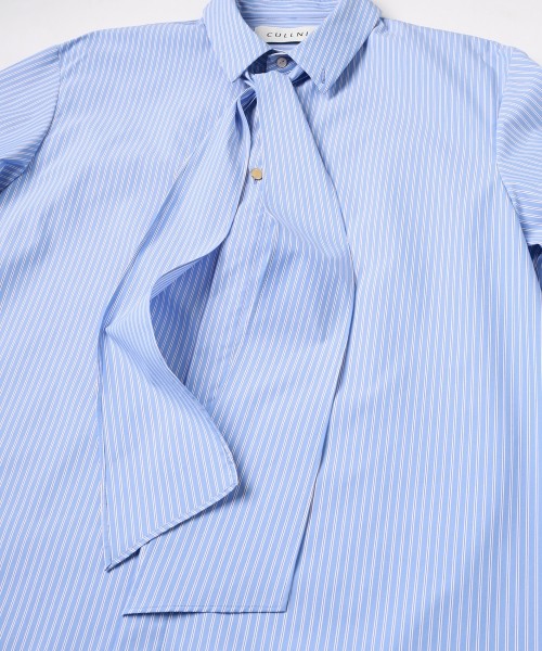 Stripe Bow Tie Shirt