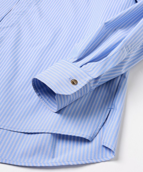 Stripe Bow Tie Shirt