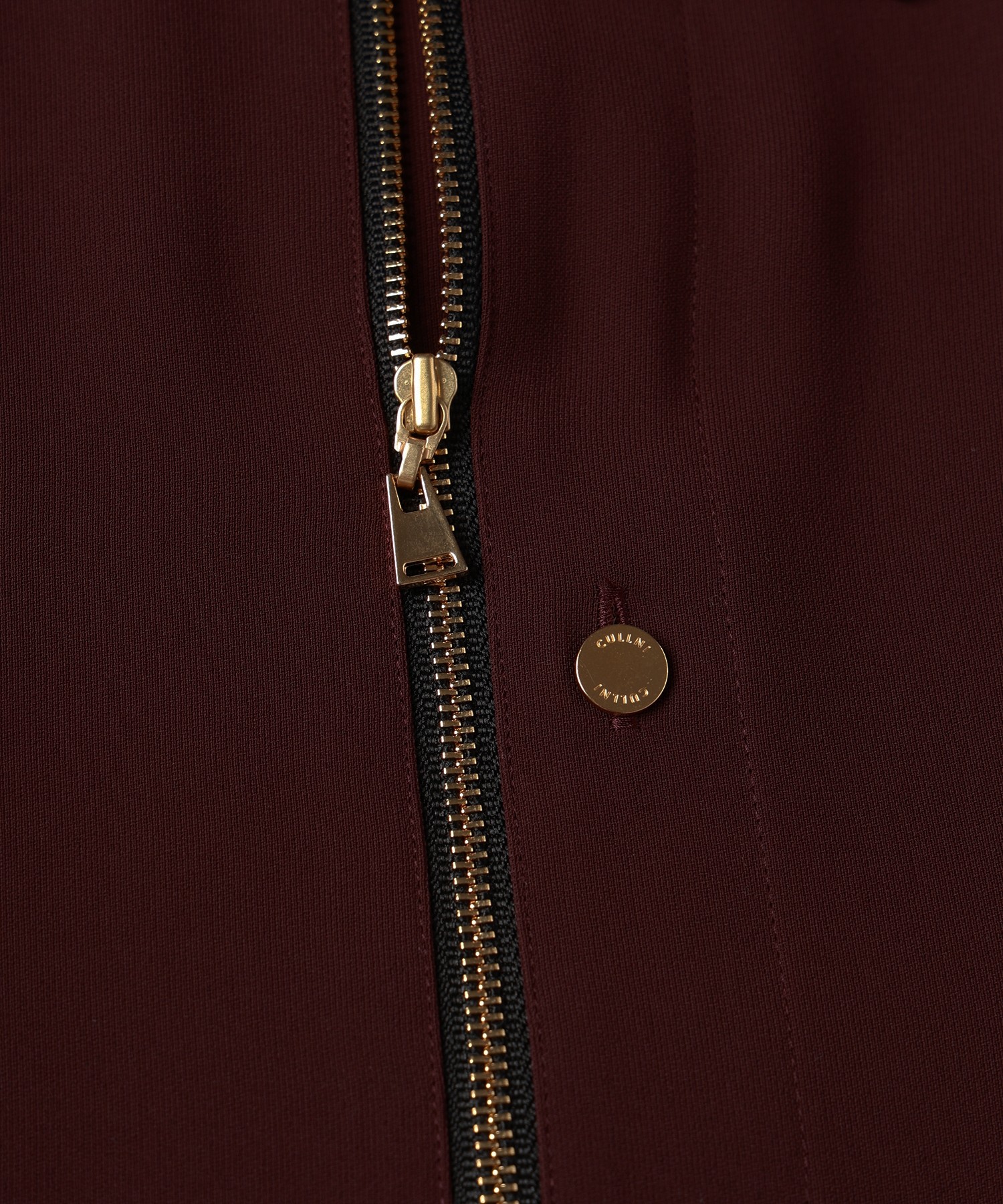 Double Cloth Zip Up Shirt