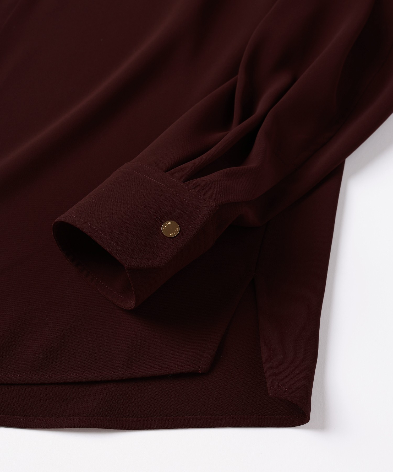 Double Cloth Zip Up Shirt