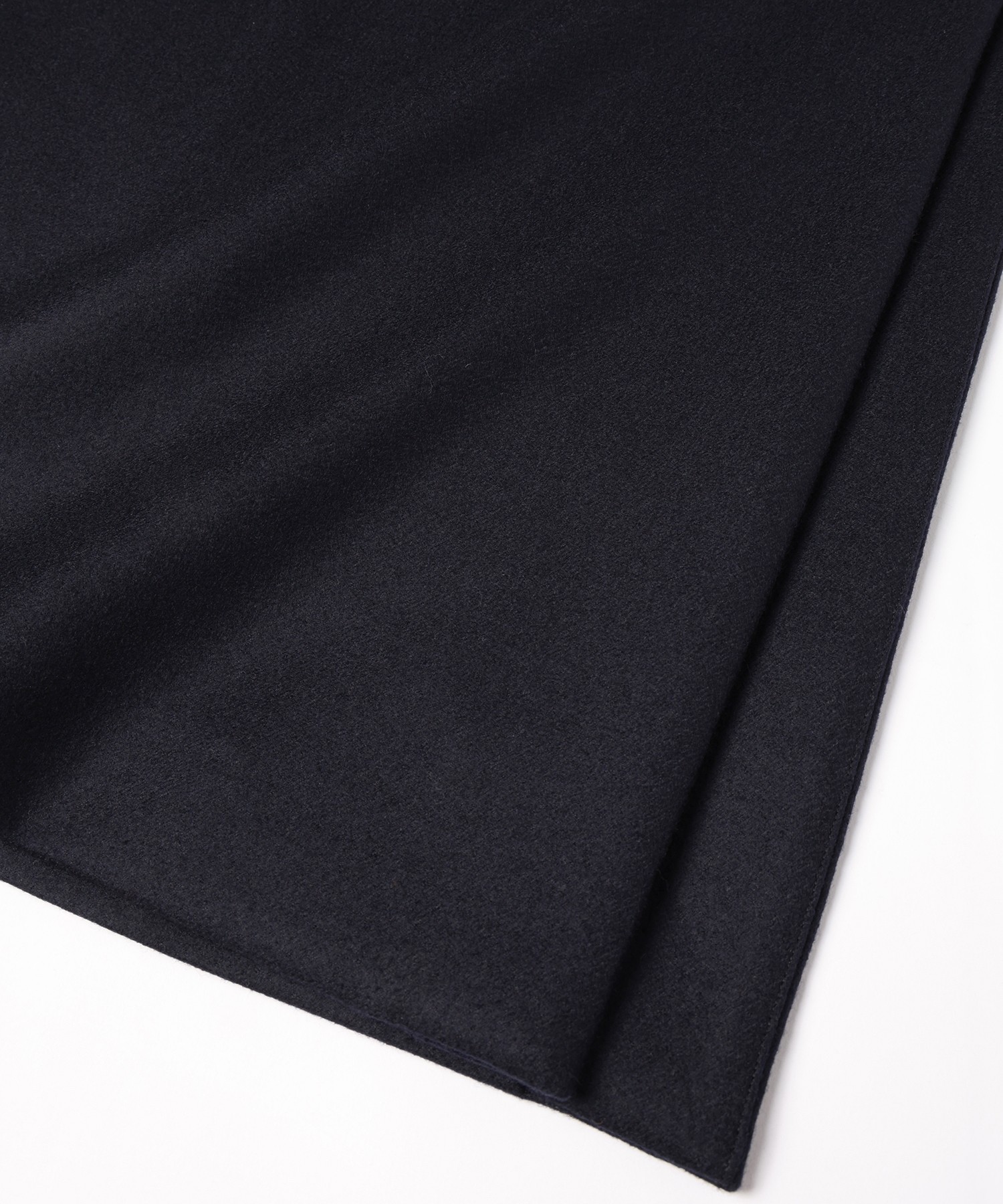 Wool Melton Tie Locken Long Vest