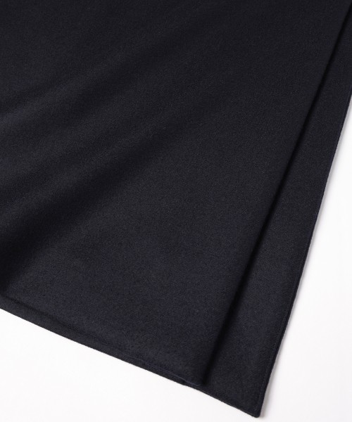 Wool Melton Tie Locken Long Vest