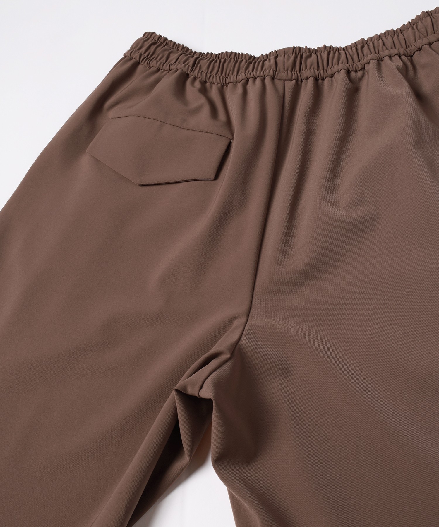 Stretch Twill 1Tuck Drawstring Wide Pants