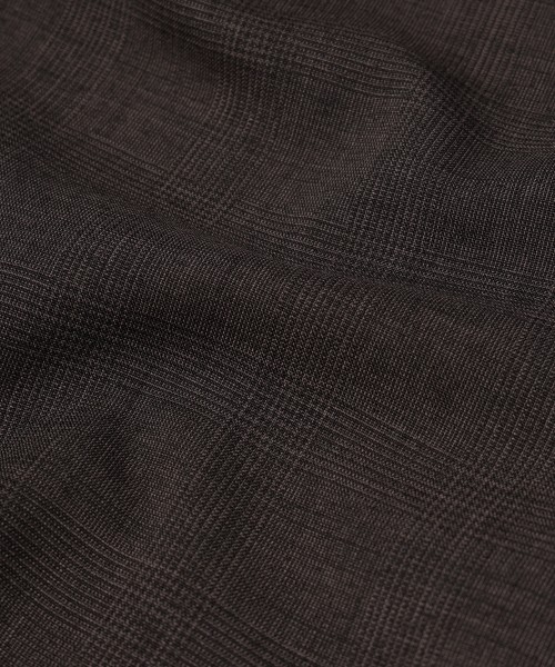 Glen Check 3Tuck Semi Wide Pants