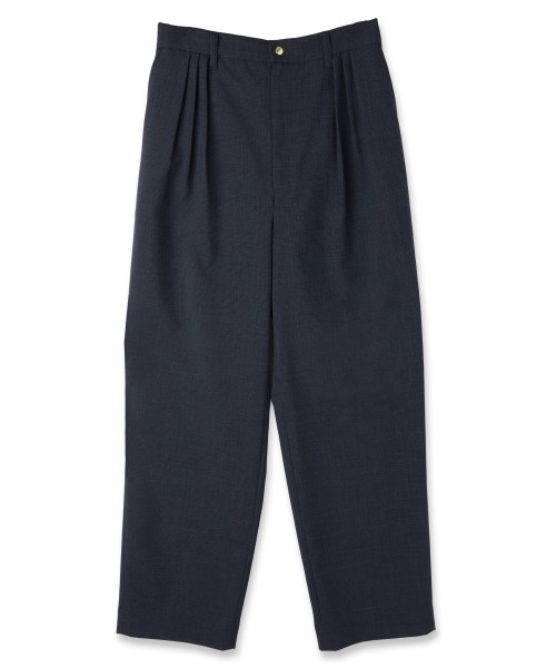 Glen Check 3Tuck Semi Wide Pants