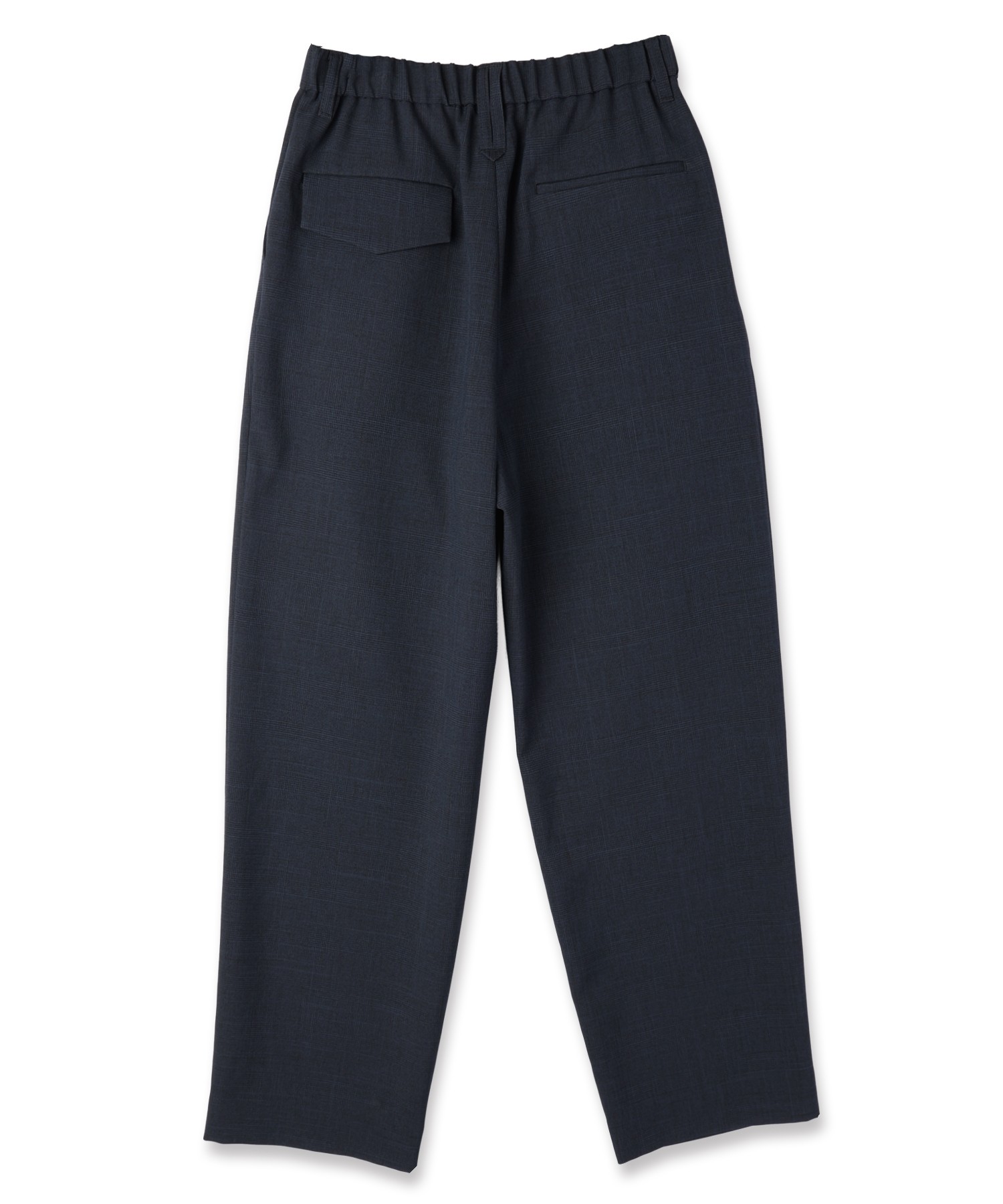 Glen Check 3Tuck Semi Wide Pants