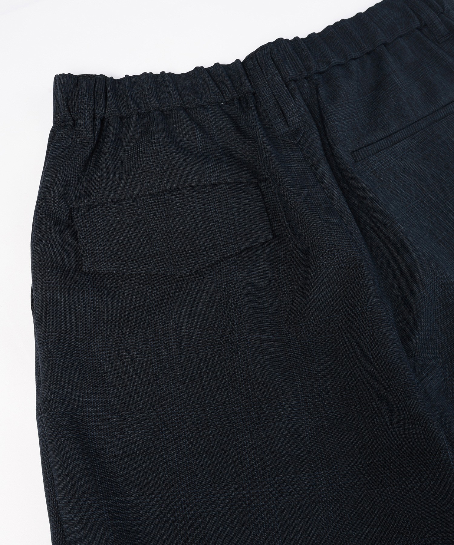 Glen Check 3Tuck Semi Wide Pants