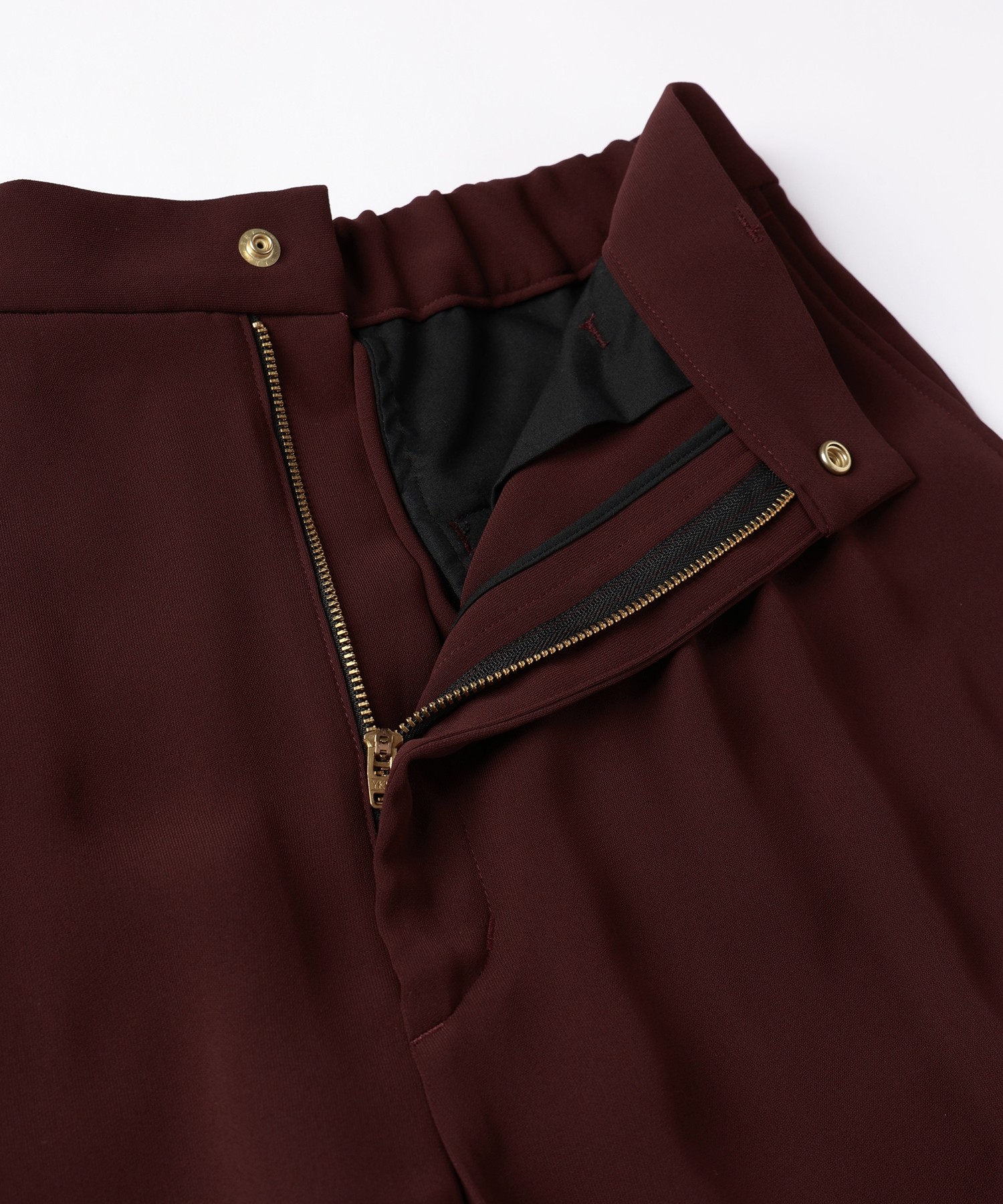 Double Cloth 3Tuck Semi Wide Pants