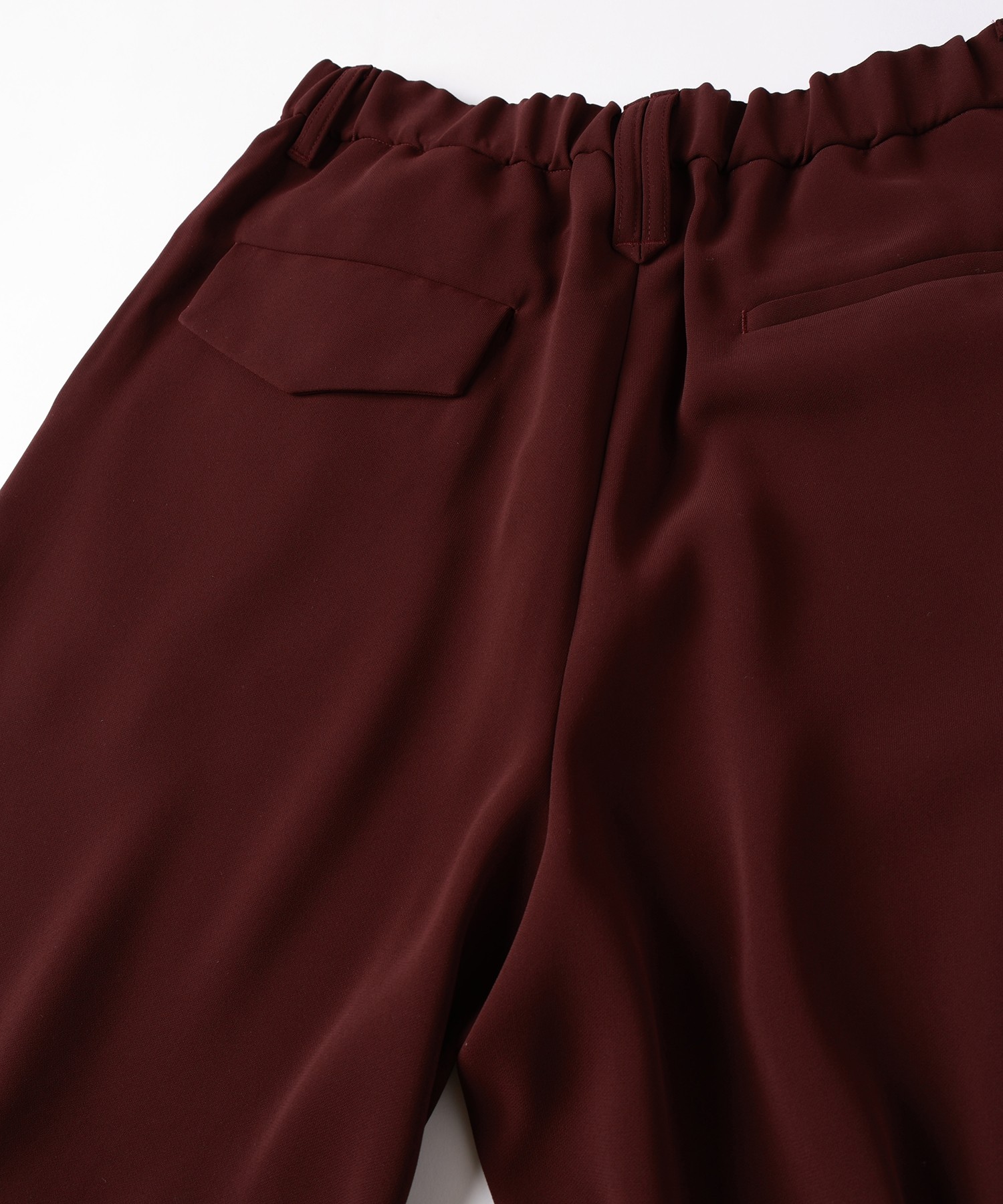 Double Cloth 3Tuck Semi Wide Pants