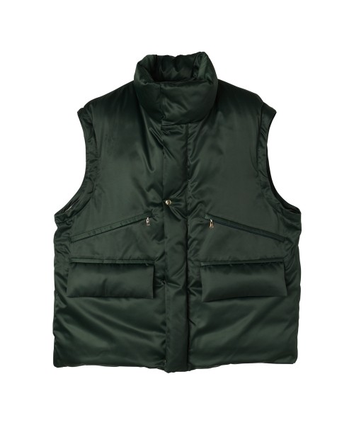 High Count Taffeta Removable Sleeve Down Jacket