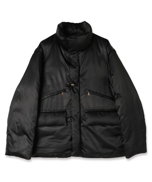 High Count Taffeta Removable Sleeve Down Jacket