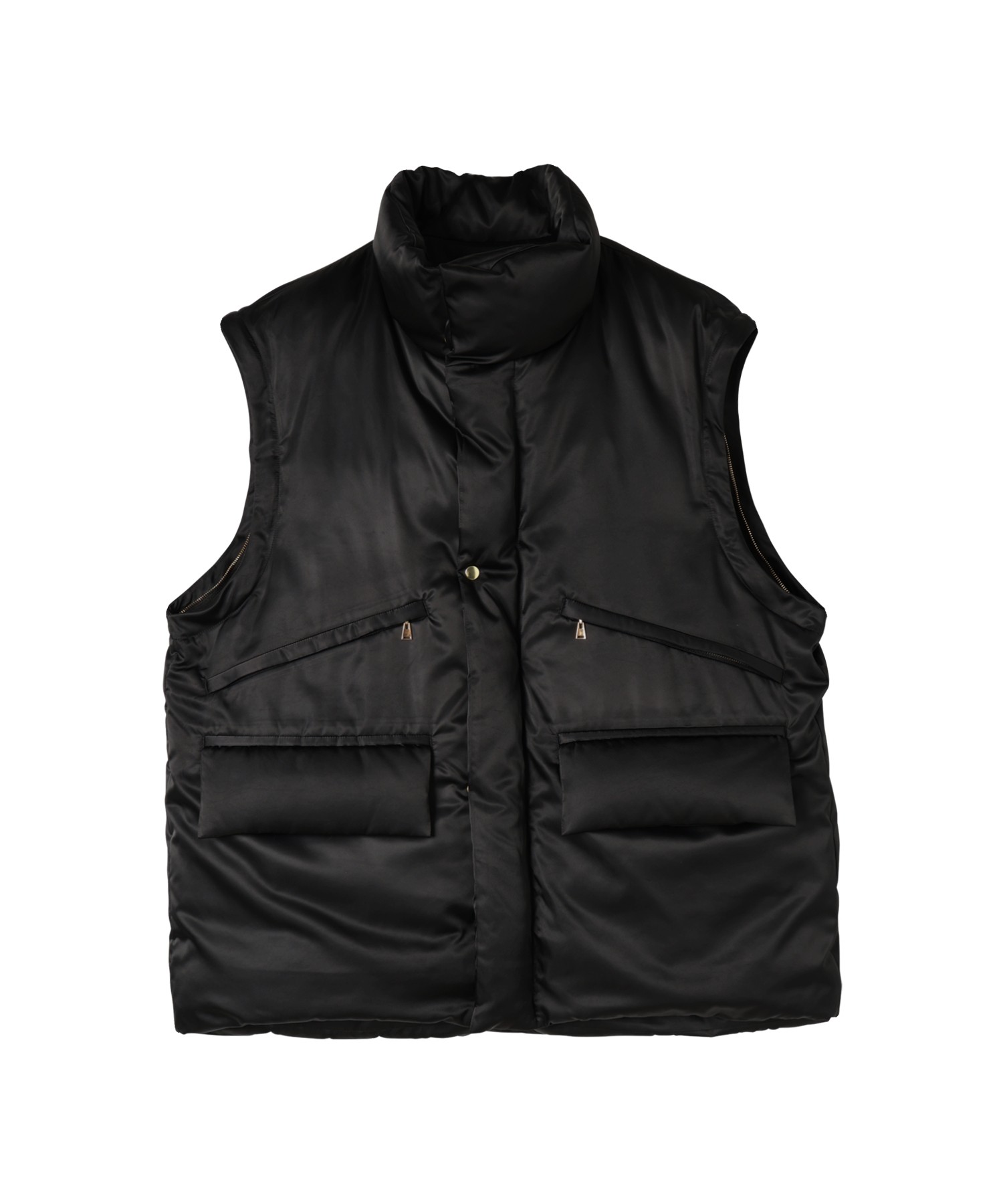 High Count Taffeta Removable Sleeve Down Jacket