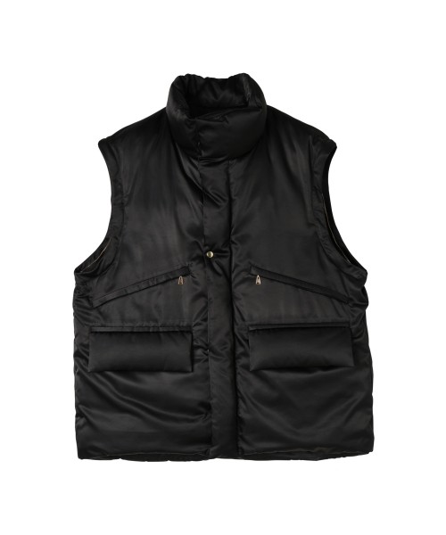 High Count Taffeta Removable Sleeve Down Jacket