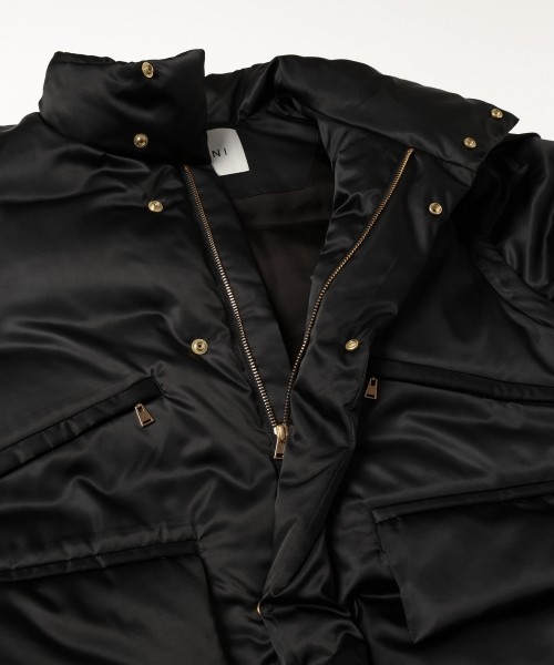 High Count Taffeta Removable Sleeve Down Jacket