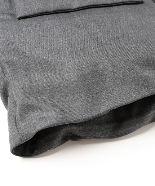 High Count Twill Removable Sleeves Down Jacket