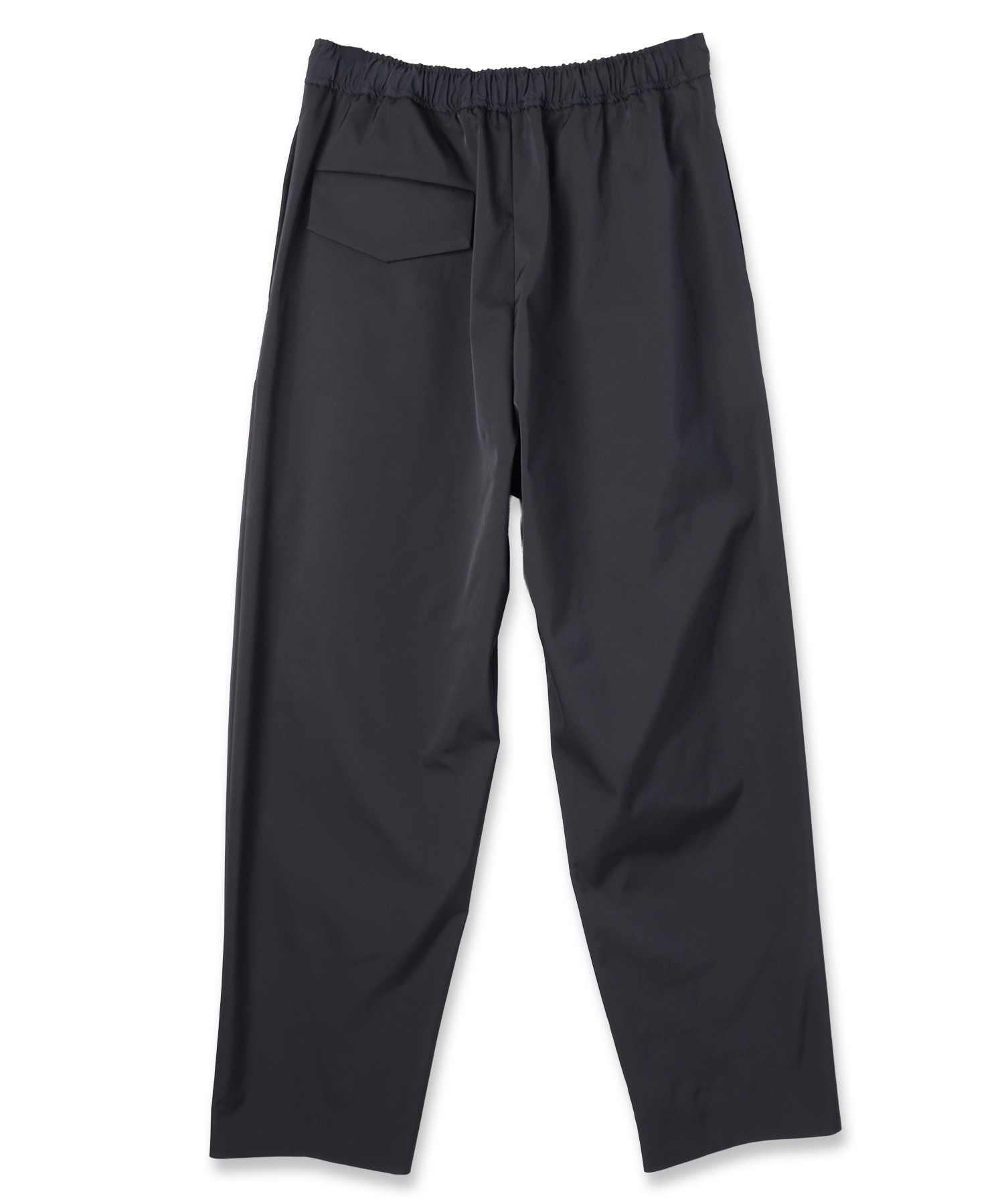 Double Satin 2Tuck Drawstring Semi Wide Pants