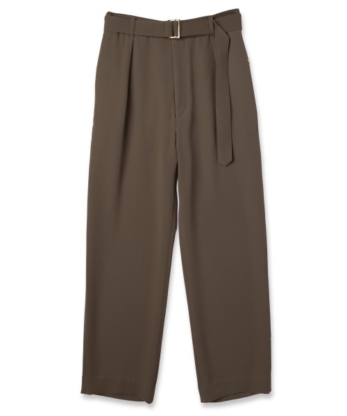 CULLNI ベルト付きスラックス CULLNI（クルニ）の「ベルトタックパンツ（スラックス）」 - WEAR
