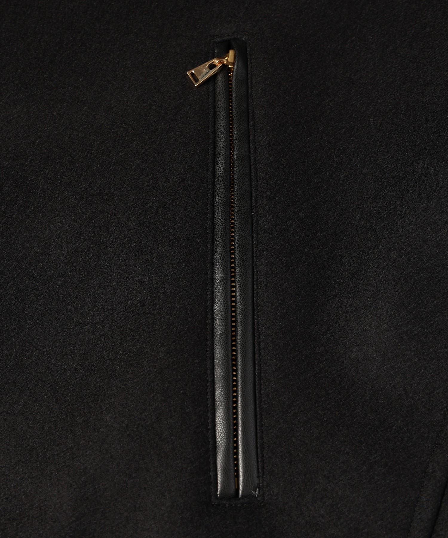 Wool Melton Dot Button Coach Jacket