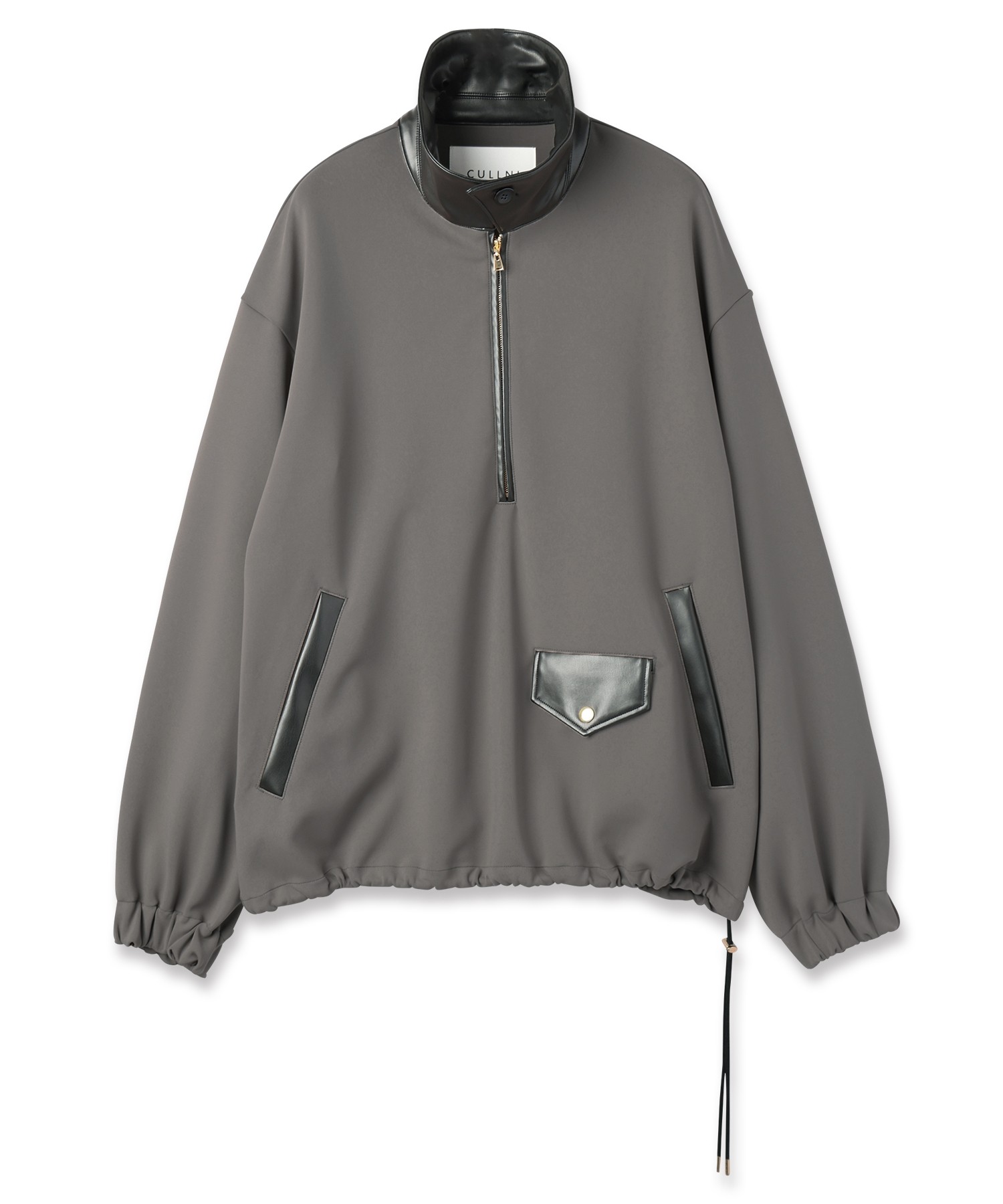 Double Cloth Half Zip Riders Pullover