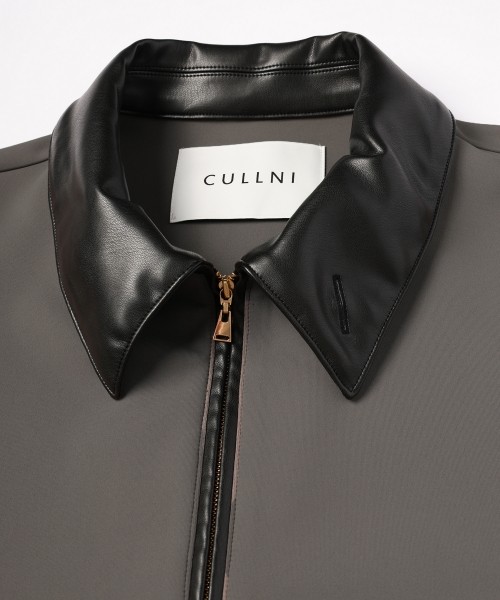 Double Cloth Half Zip Riders Pullover