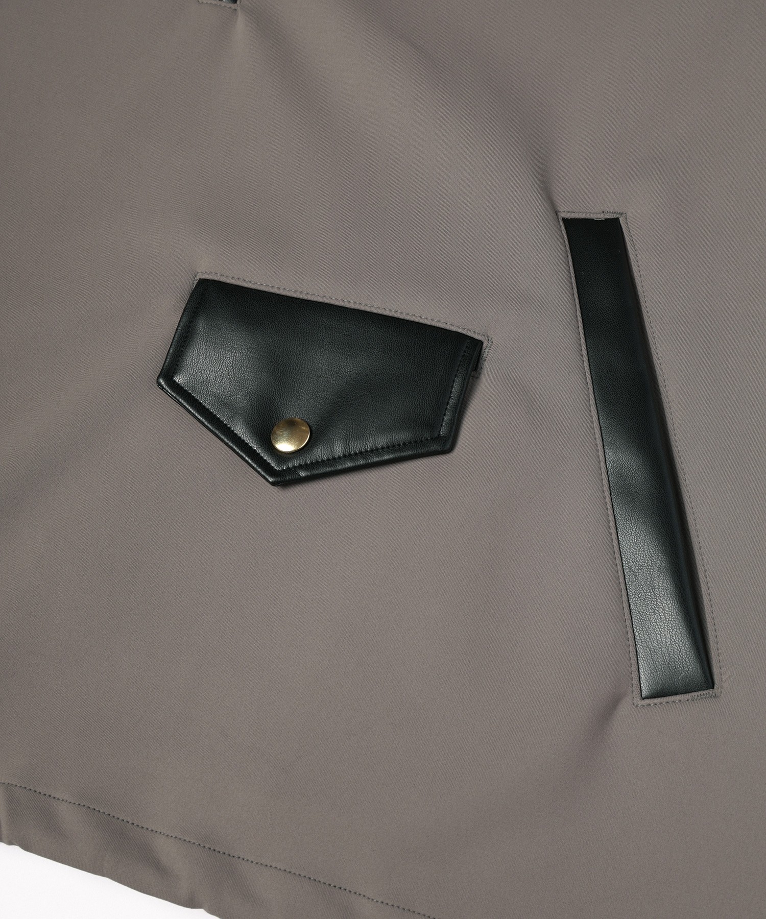 Double Cloth Half Zip Riders Pullover