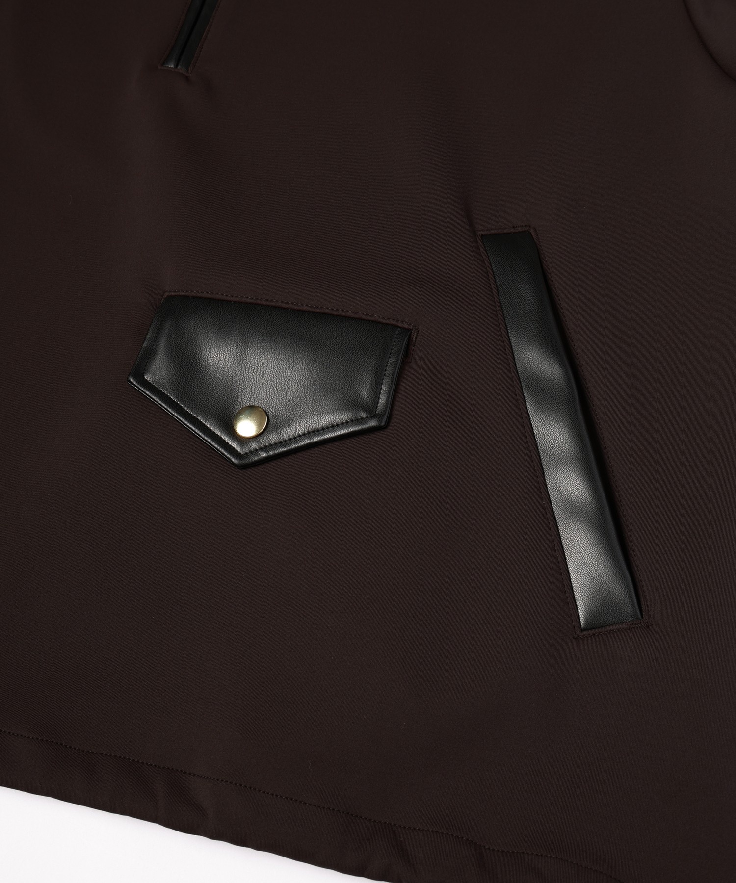 Double Cloth Half Zip Riders Pullover