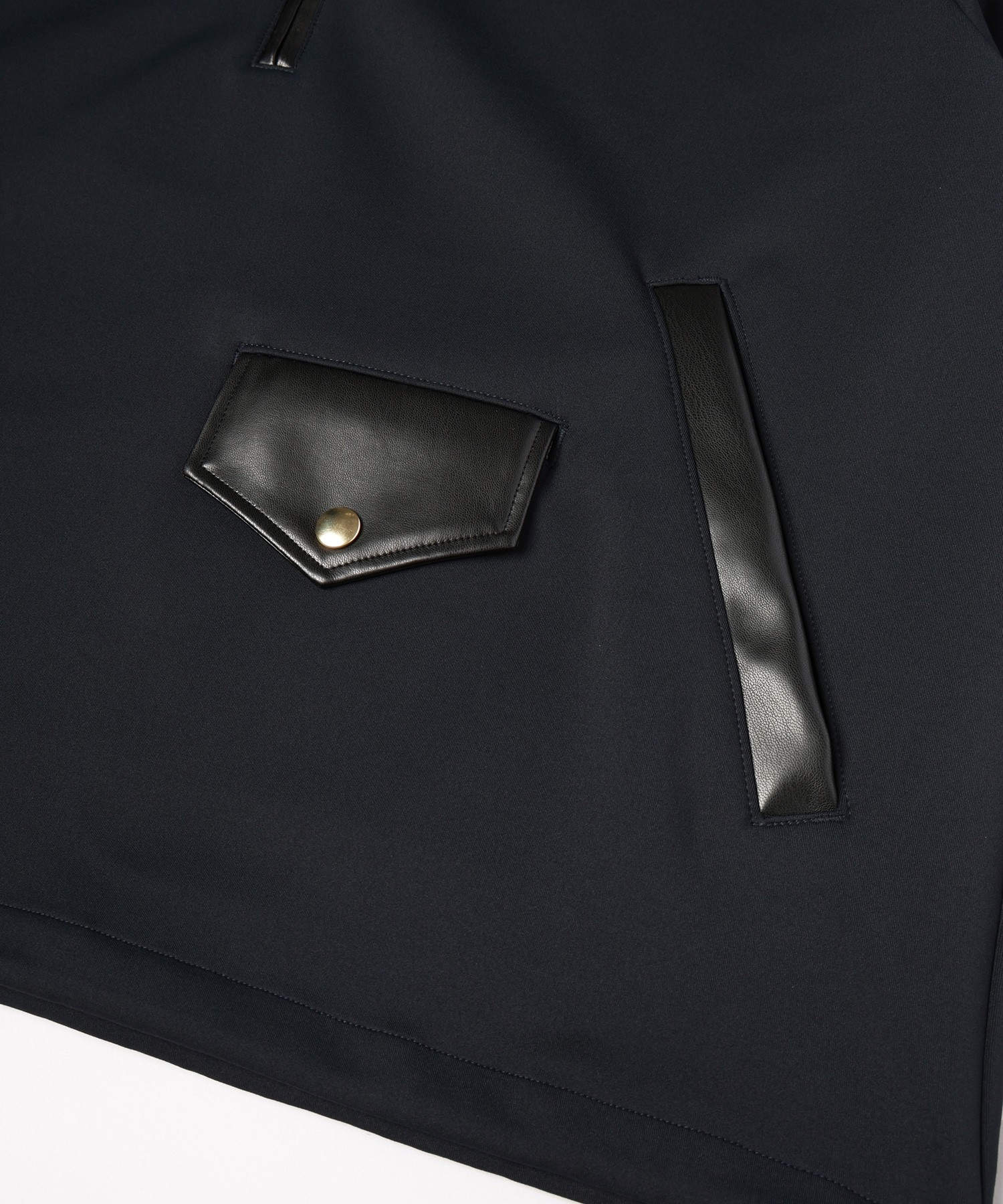 Double Cloth Half Zip Riders Pullover