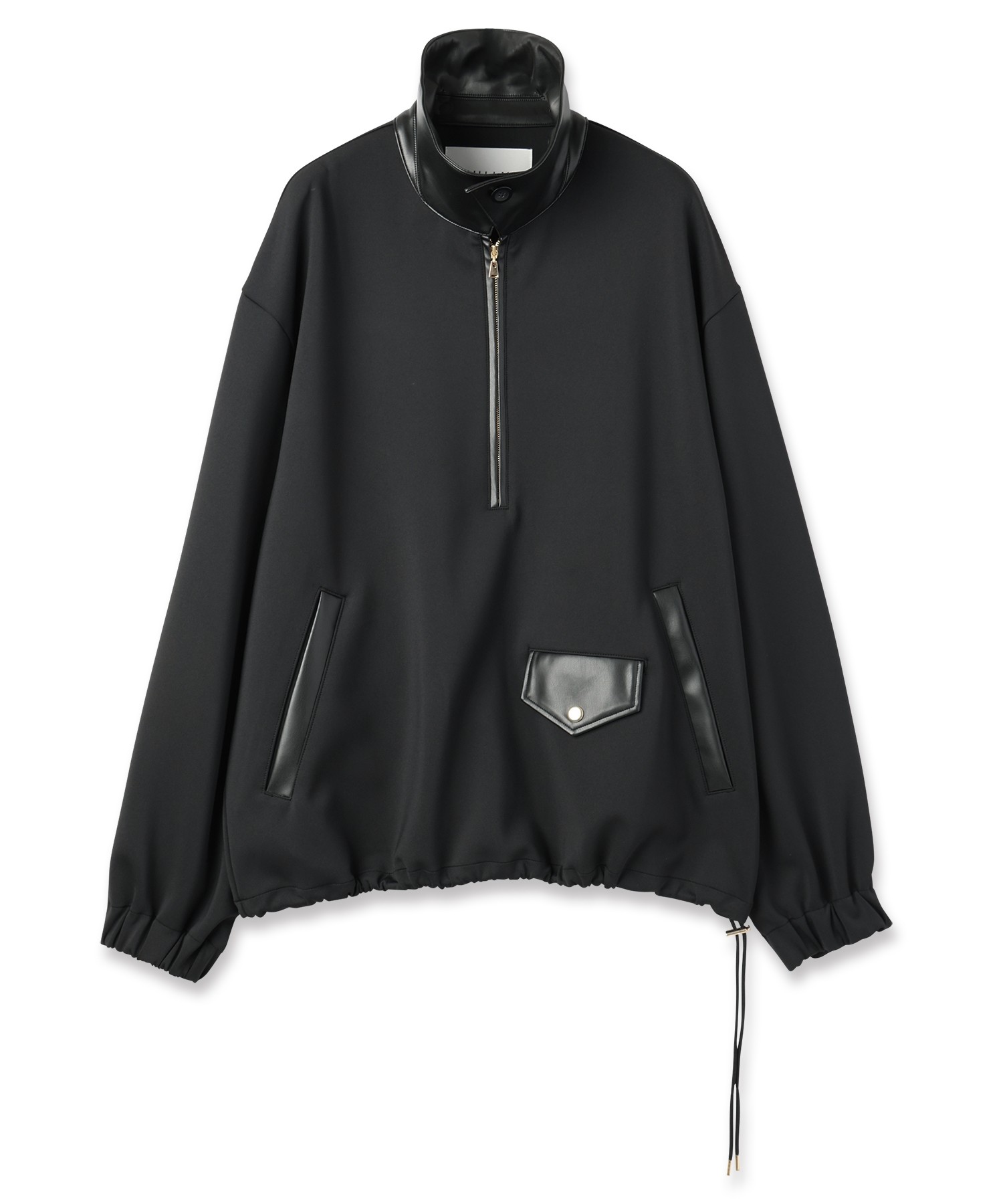 Double Cloth Half Zip Riders Pullover