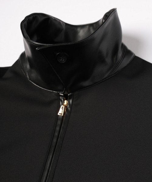 Double Cloth Half Zip Riders Pullover