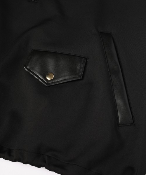 Double Cloth Half Zip Riders Pullover