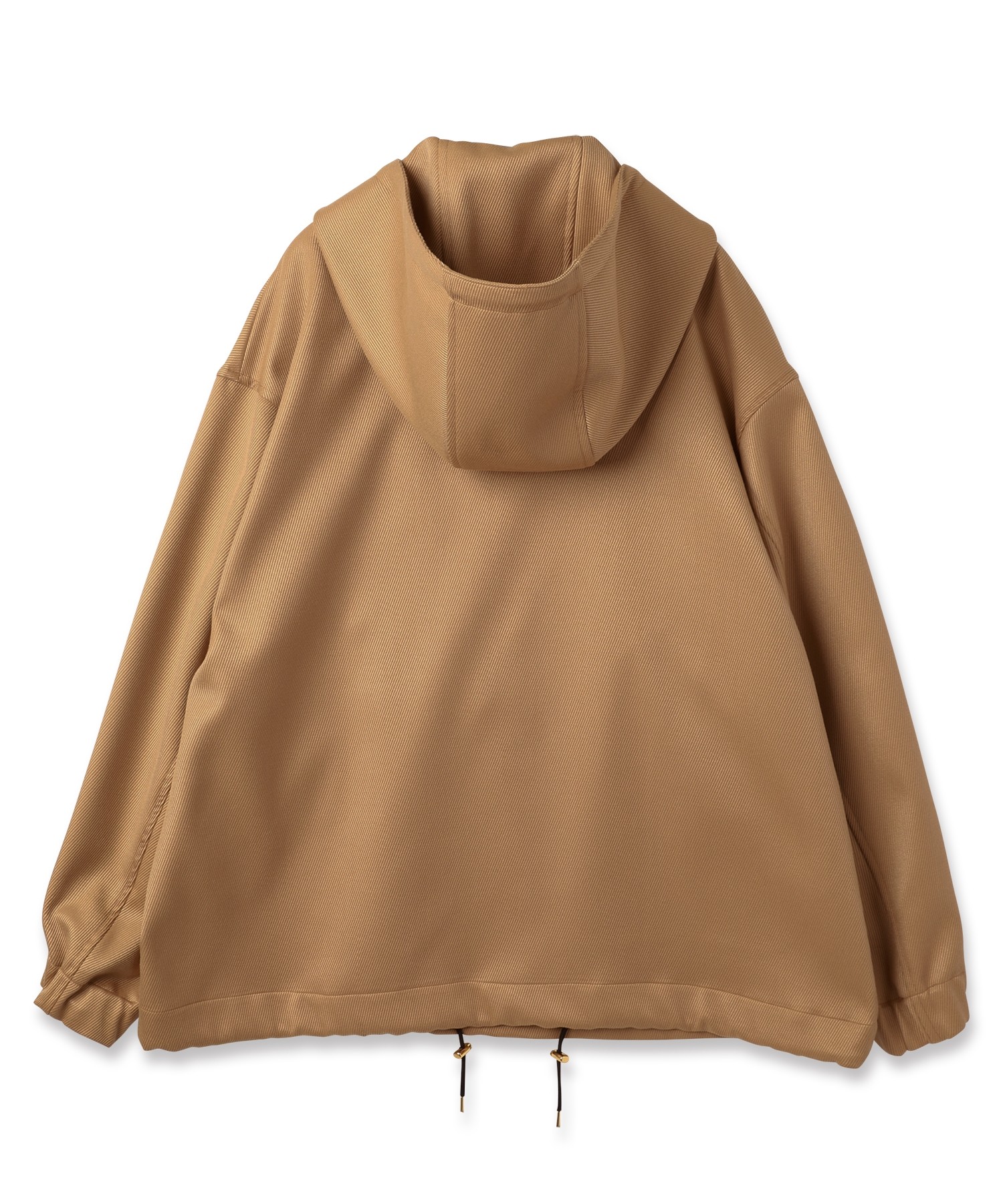 Double Cloth Kersey Half Zip Anorak Hoodie