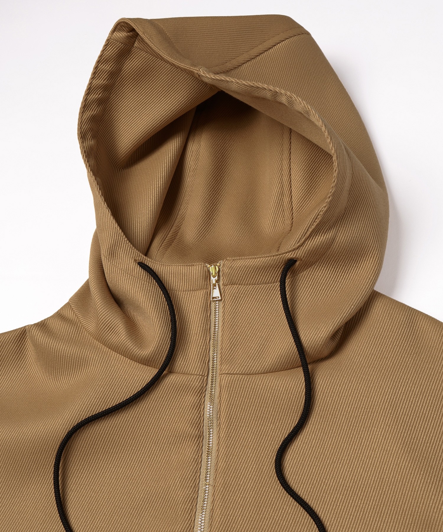 Double Cloth Kersey Half Zip Anorak Hoodie