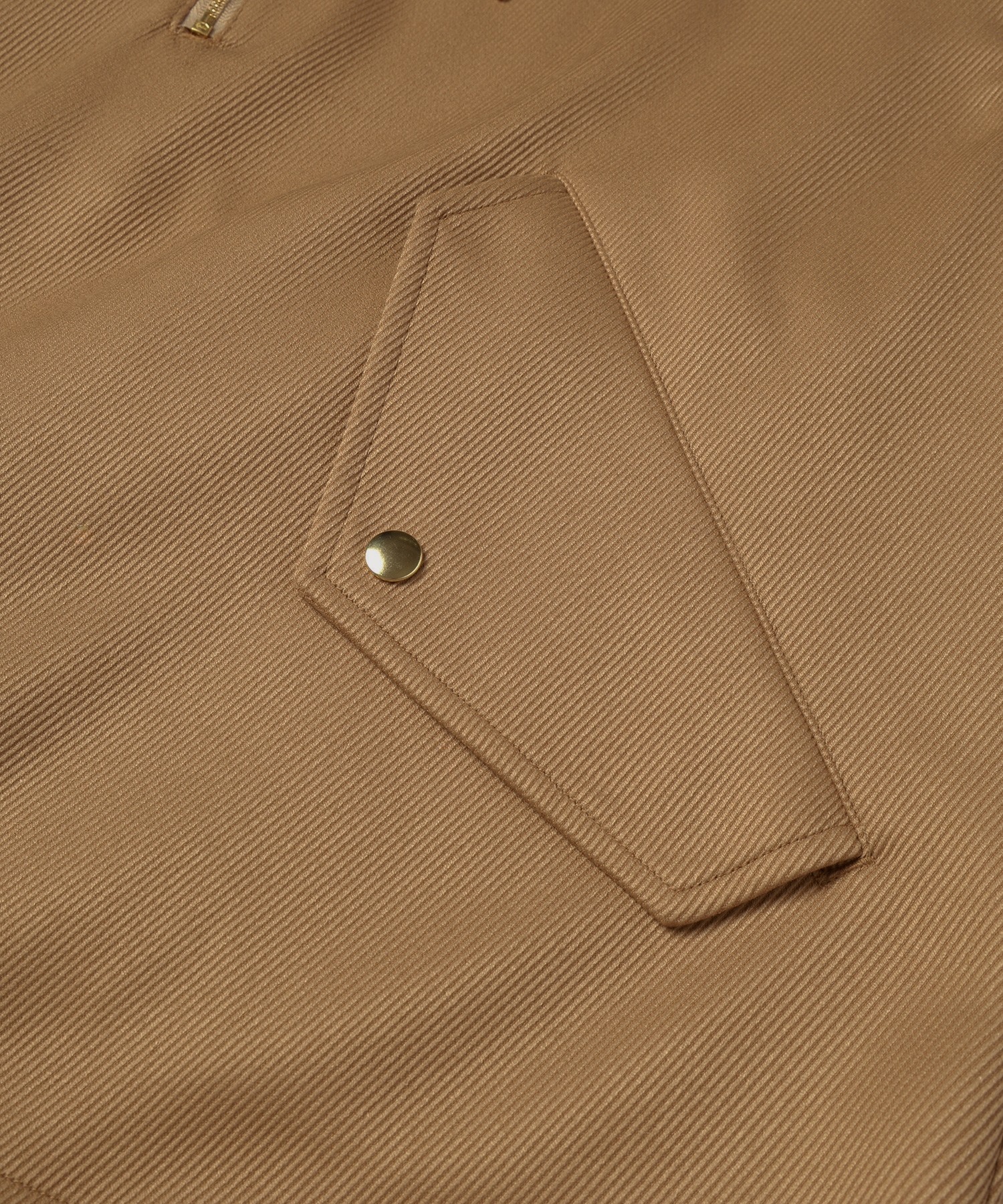 Double Cloth Kersey Half Zip Anorak Hoodie