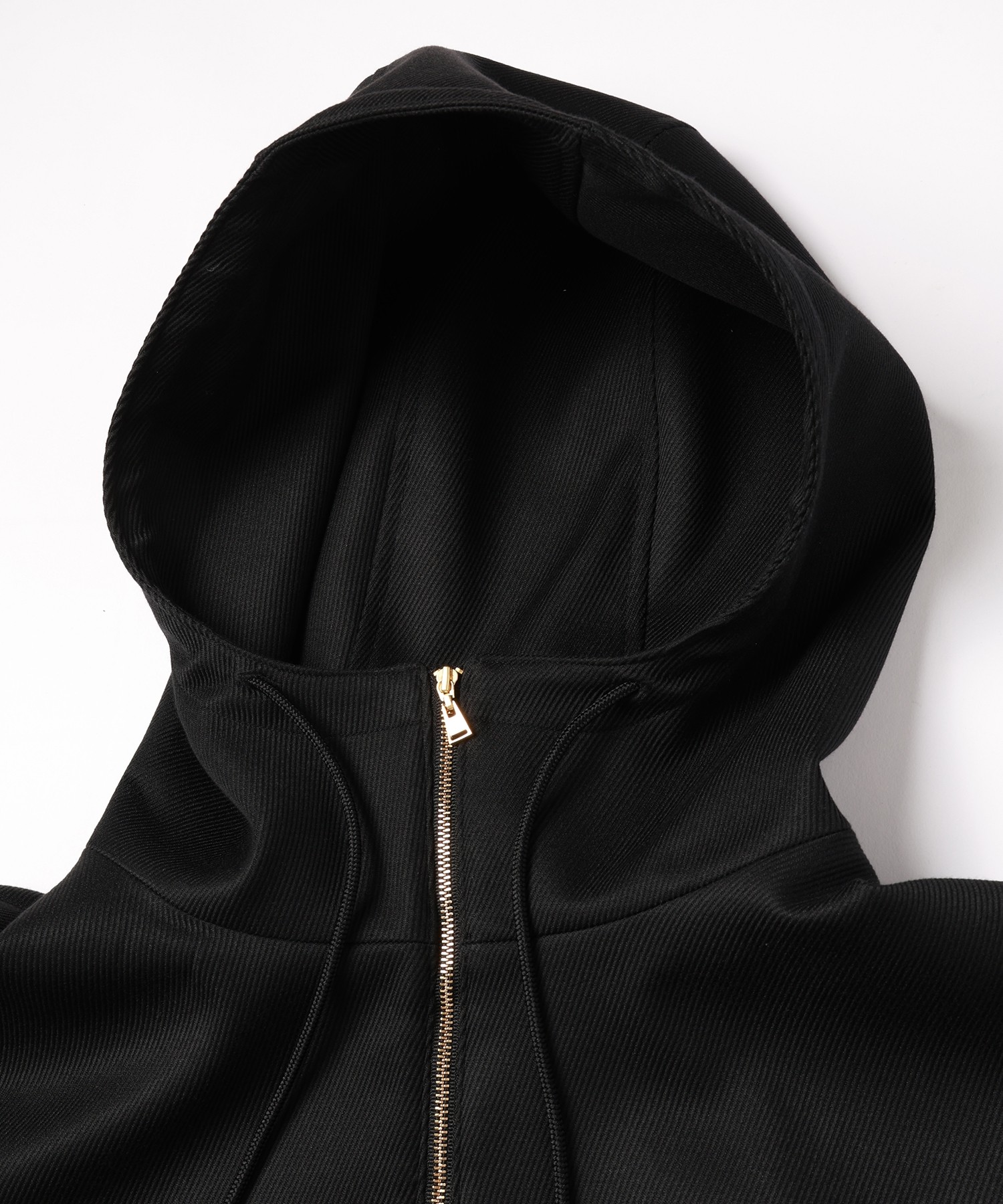 Double Cloth Kersey Half Zip Anorak Hoodie