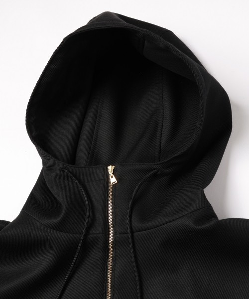 Double Cloth Kersey Half Zip Anorak Hoodie