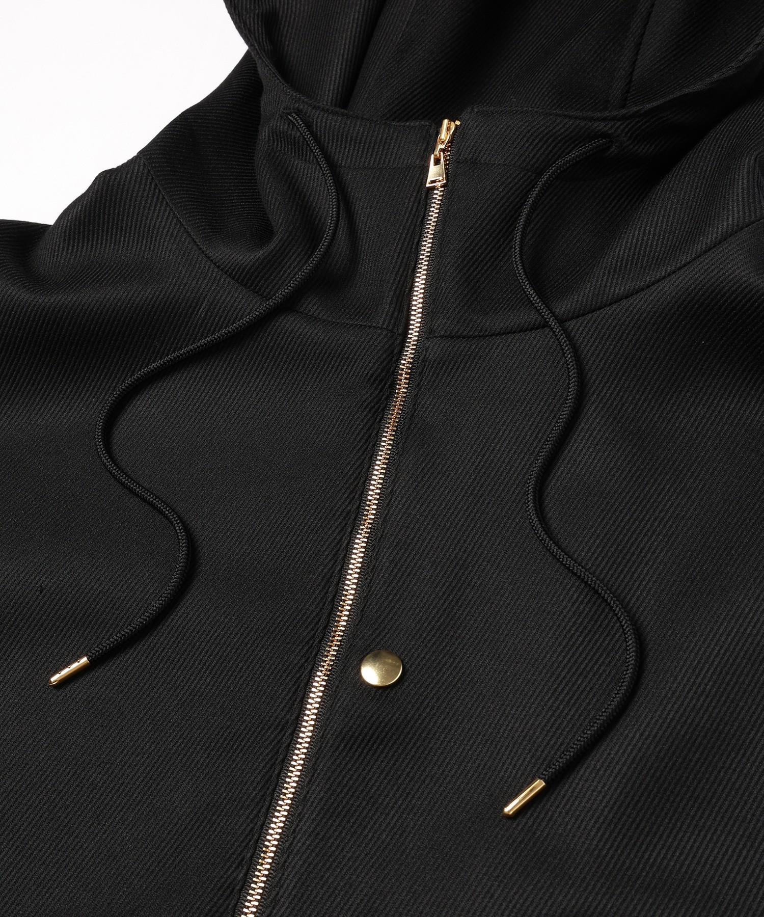Double Cloth Kersey Half Zip Anorak Hoodie