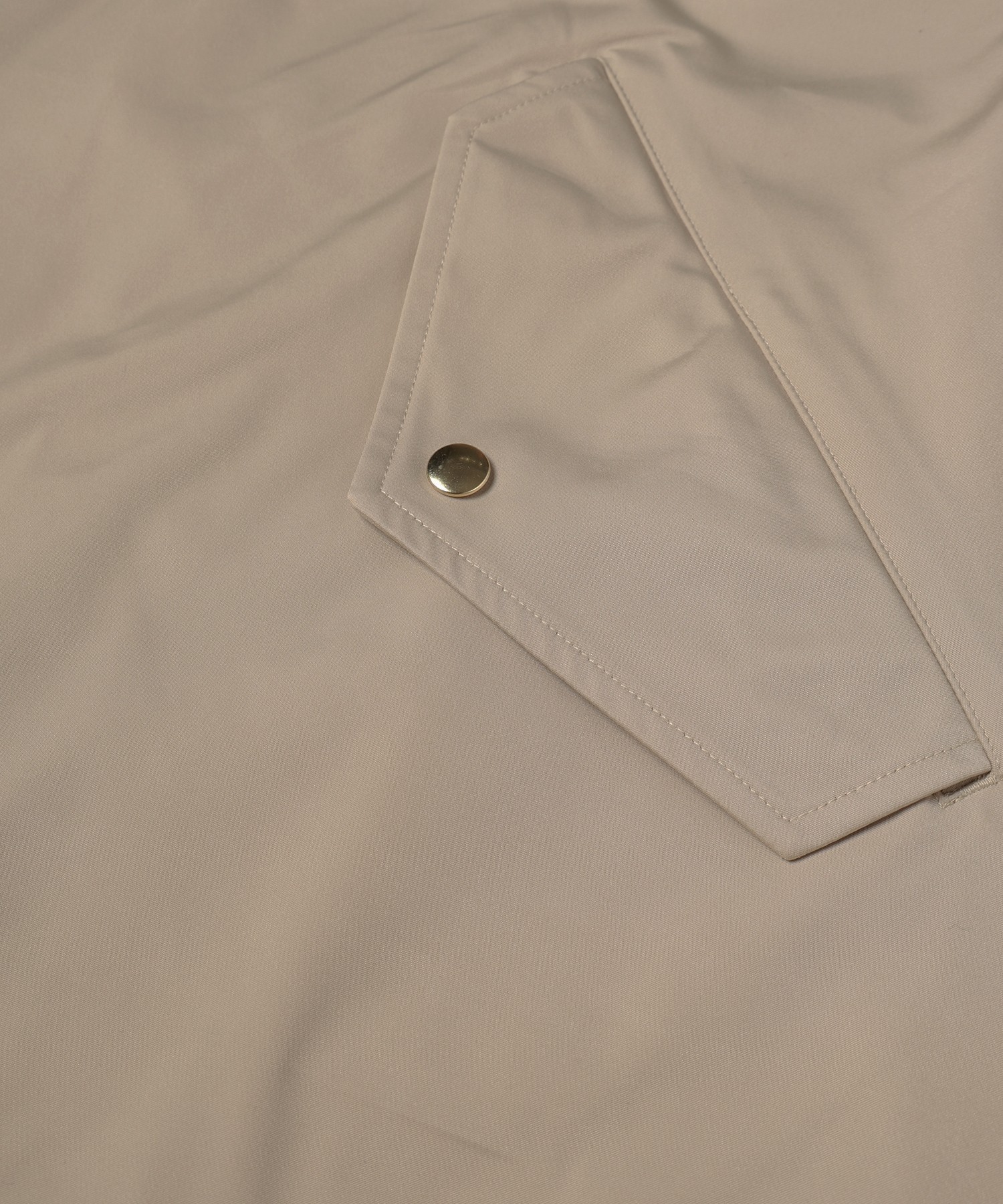 Double Satin Half Zip Anorak Hoodie