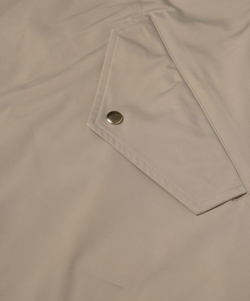 Double Satin Half Zip Anorak Hoodie