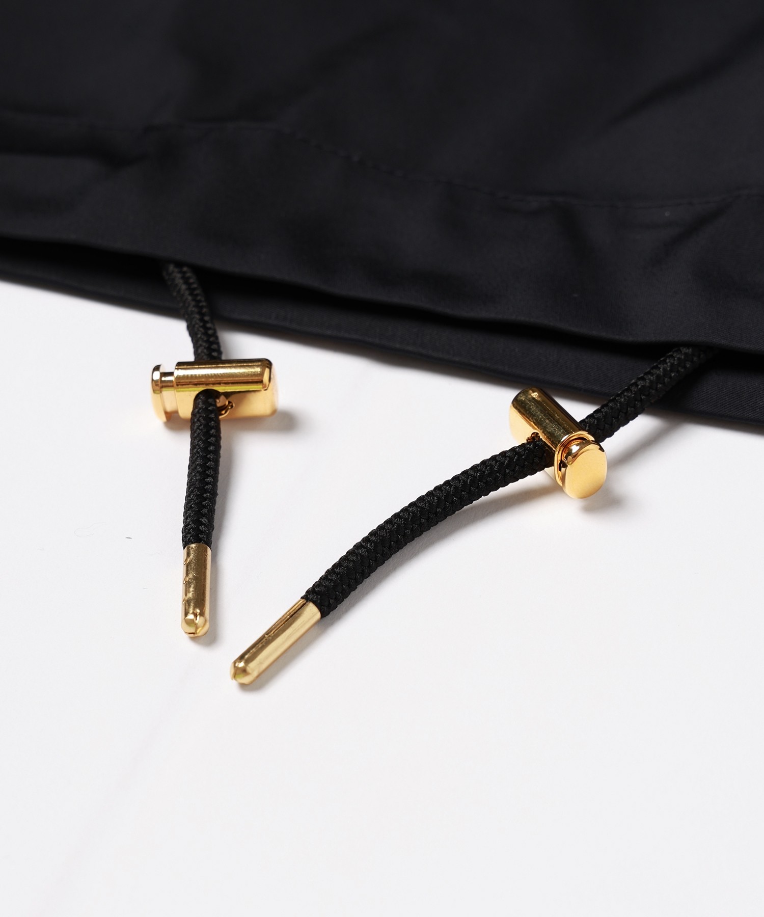 Double Satin Half Zip Anorak Hoodie